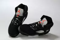 new nike air jordan 5 chaussures femmes genereux noir gris